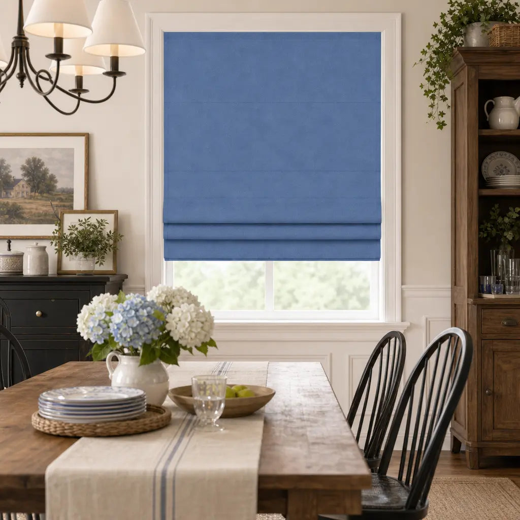 Custom Cordless Blackout Roman Shades for Bedrooms – product image 8