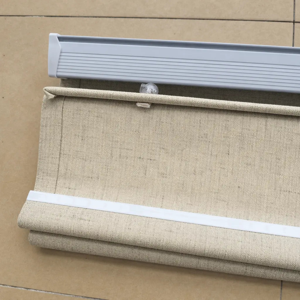 Custom Linen Blend Roman Shades – Light Filtering – product image 11