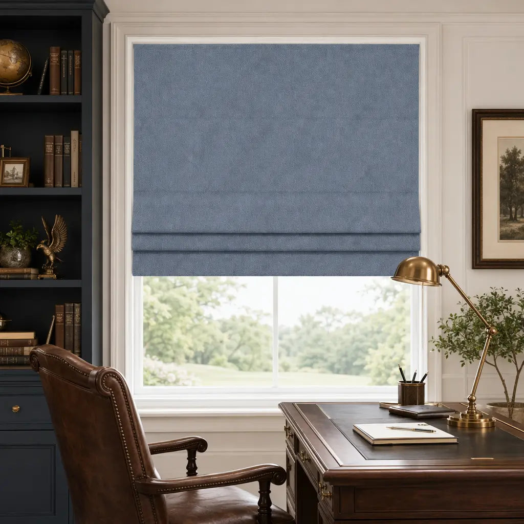 Custom Cordless Blackout Roman Shades for Nurseries – product image 2