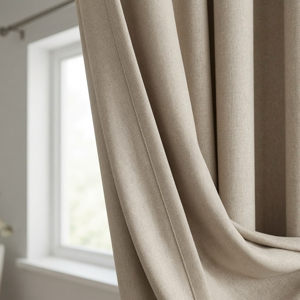 Custom Blackout Curtains for Living Rooms – Linen Blend – product image 11