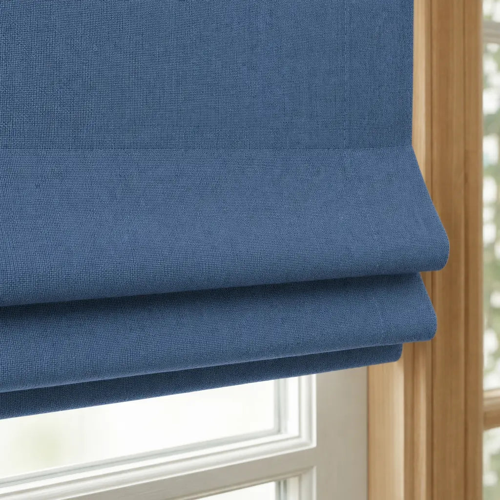 Custom Cordless Blackout Roman Shades for Bedrooms – product image 9