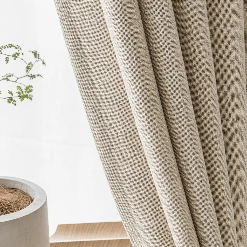 Custom Blackout Curtains – ZJM Linen Blend | Made to Measure – product image 9