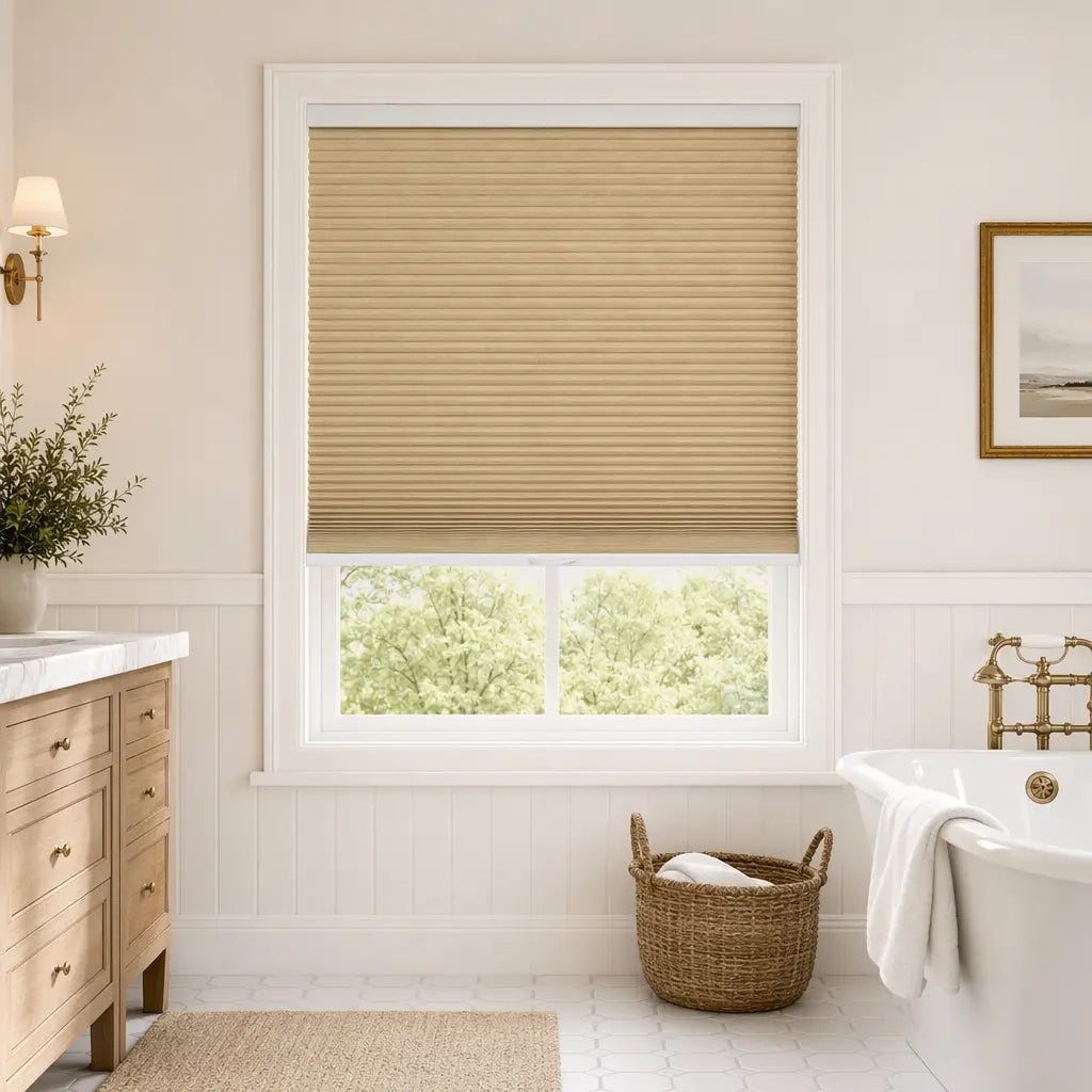 Custom Blackout Cellular Shades – Honeycomb Light Control – color OM3-01