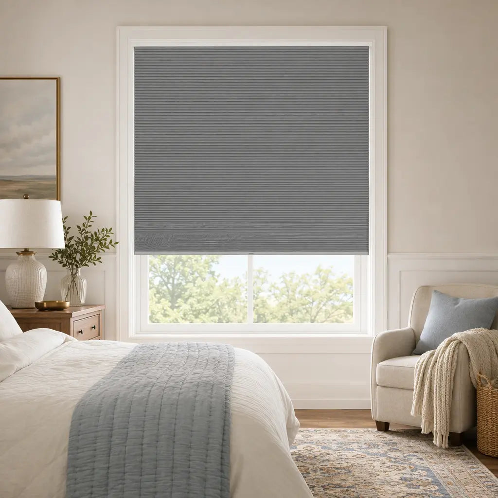 Custom Blackout Cellular Shades – Honeycomb Light Control – color OM3-04