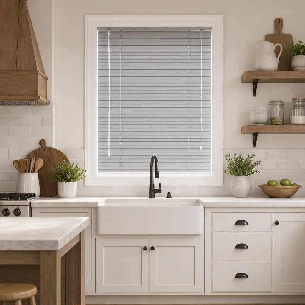 Custom Venetian Blinds – Adjustable Light Control – color OM8-14