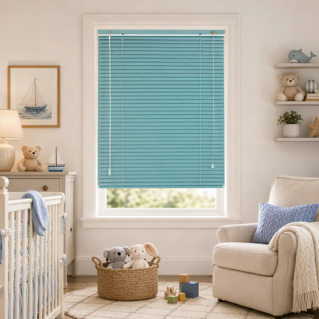 Custom Venetian Blinds – Adjustable Light Control – color OM8-3