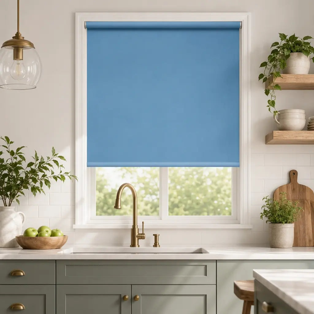 Custom Blackout Roller Shades – Made to Measure – color OM9B-07