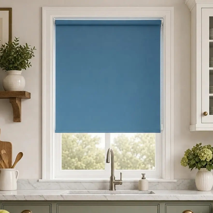 Custom Blackout Roller Shades – Made to Measure – color OM9BLACKOUT2