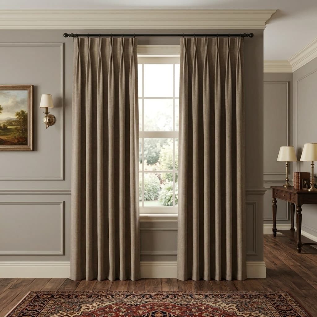 Custom Blackout Curtains – OY6 Linen Blend | Made to Measure – color OY6-B07