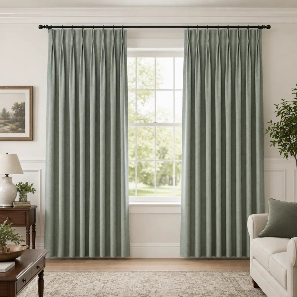Custom Blackout Curtains – OY6 Linen Blend | Made to Measure – color OY6-B11