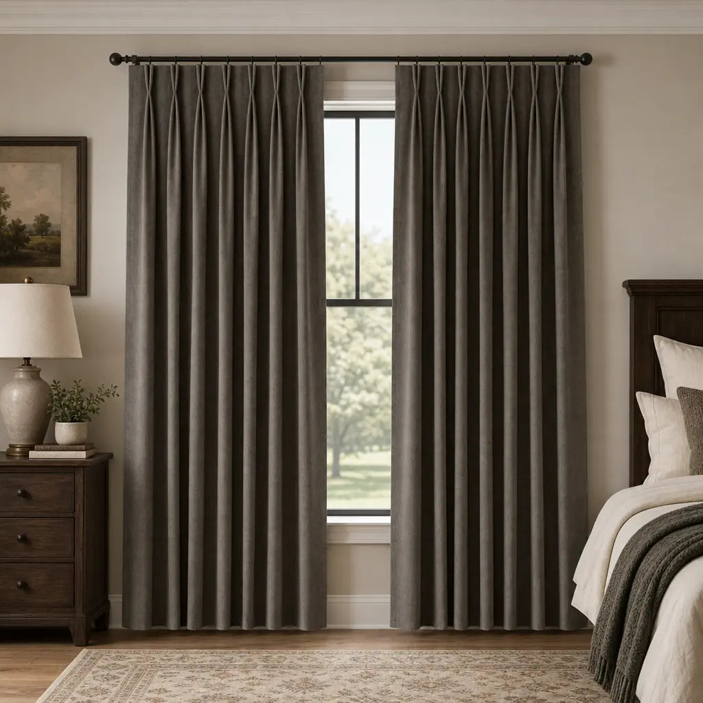 Custom Blackout Curtains – OY6 Linen Blend | Made to Measure – color OY6-B15