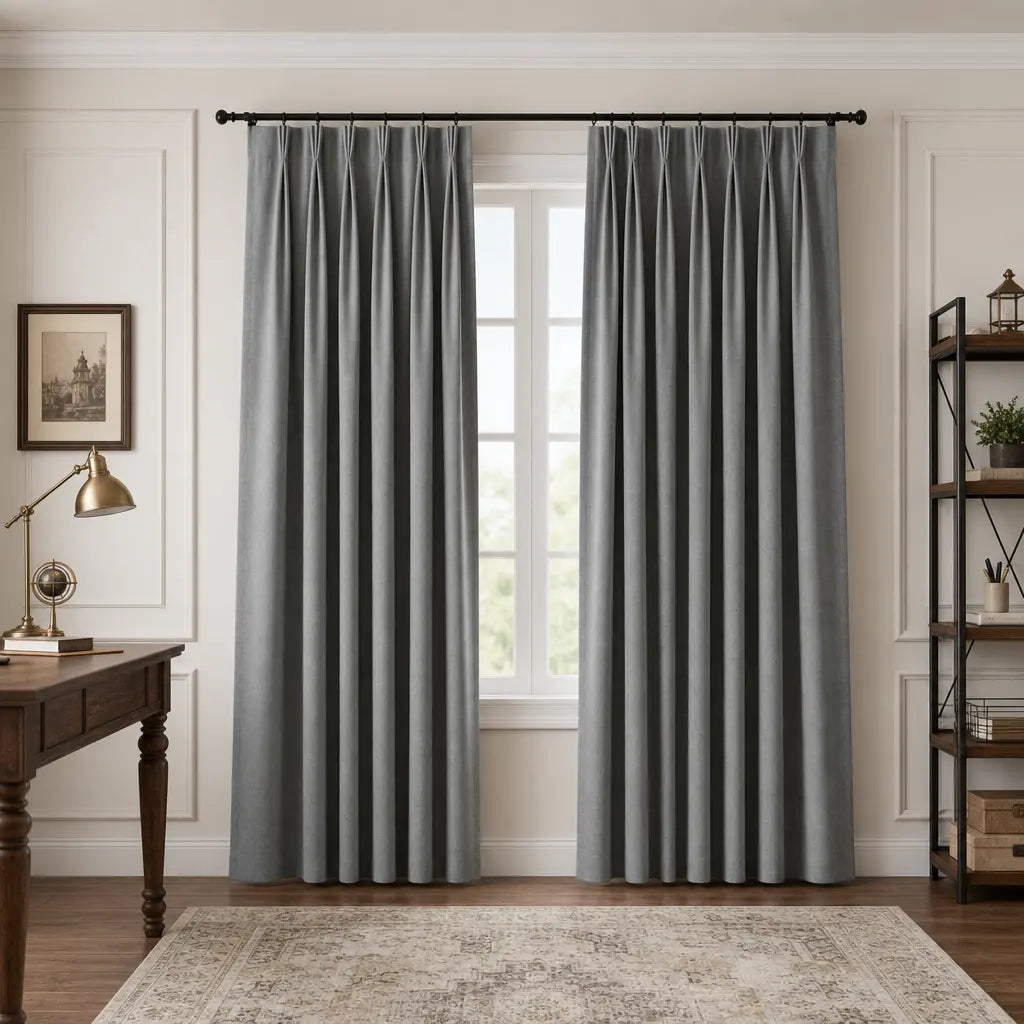 Custom Blackout Curtains – OY6 Linen Blend | Made to Measure – color OY6-B17