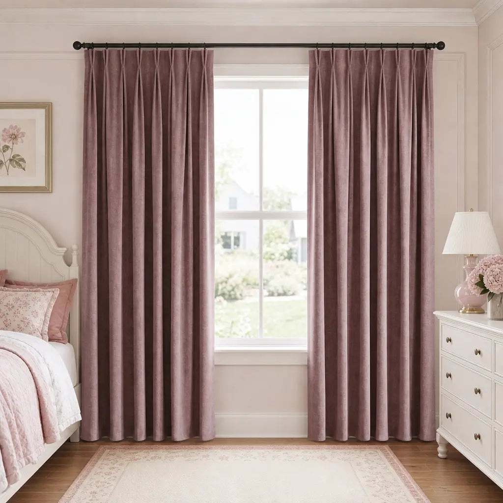 Custom Blackout Curtains – OY6 Linen Blend | Made to Measure – color OY6-B24