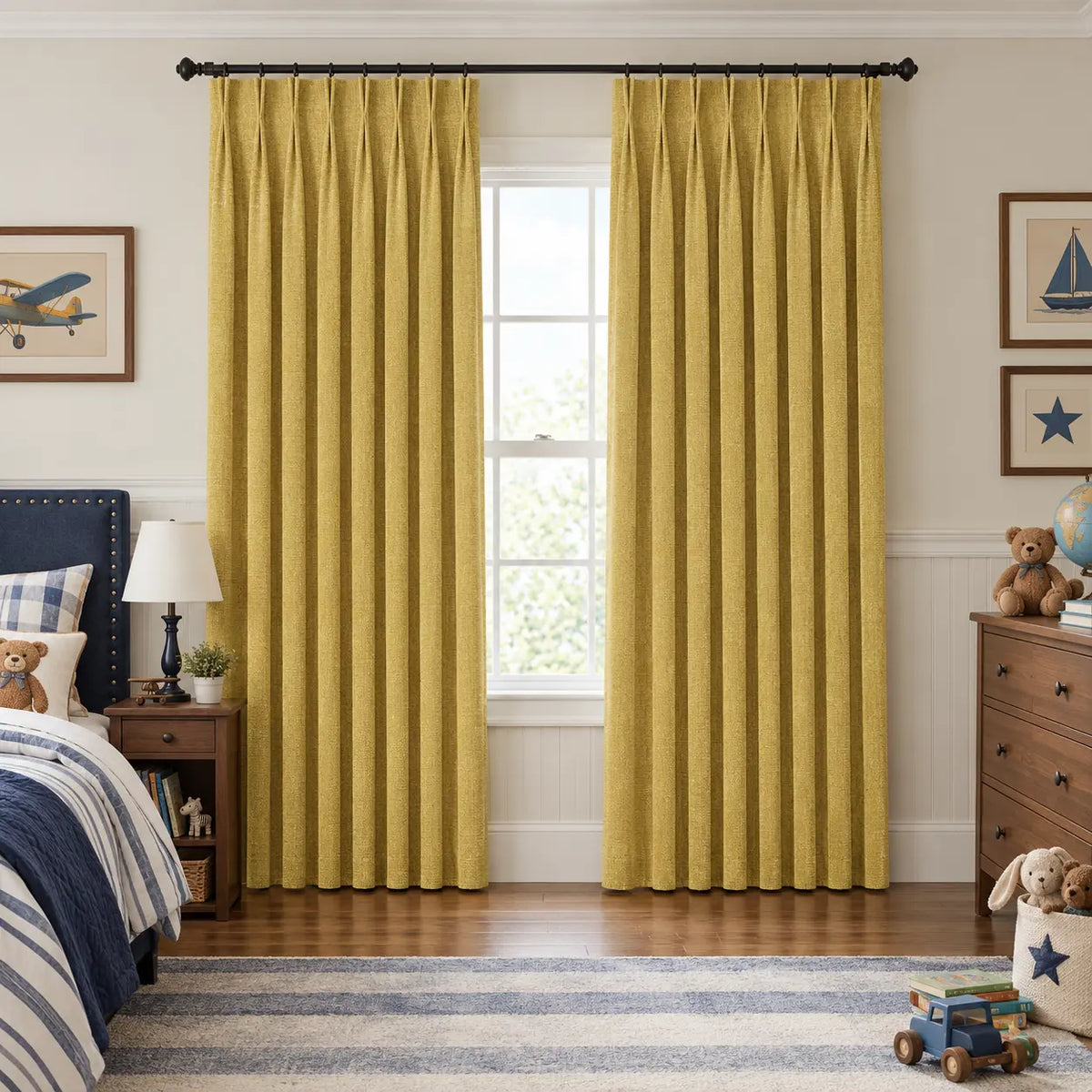 Custom Modern Blackout Drapery – 100% Light Blocking Curtains - product image 14