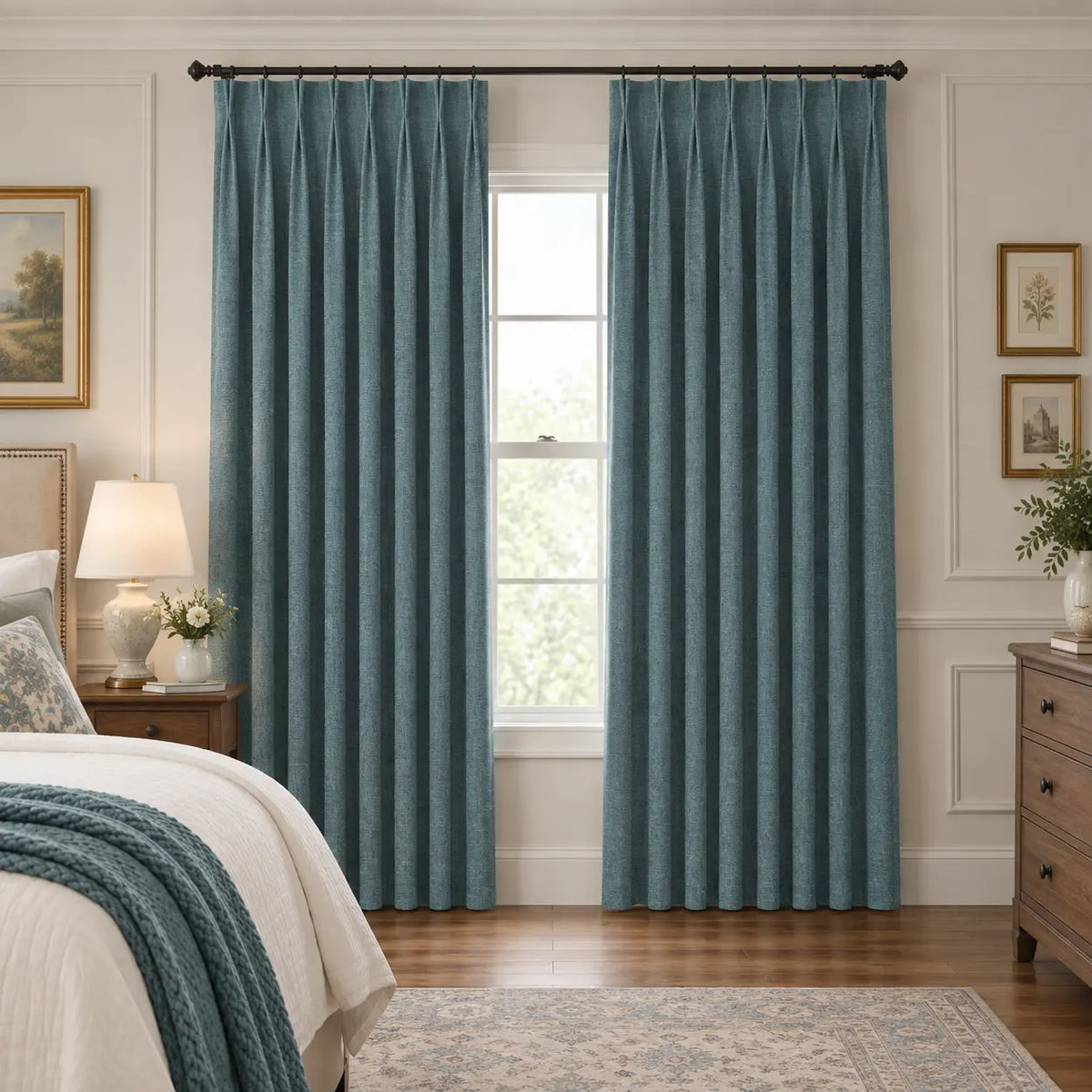Custom Modern Blackout Drapery – 100% Light Blocking Curtains