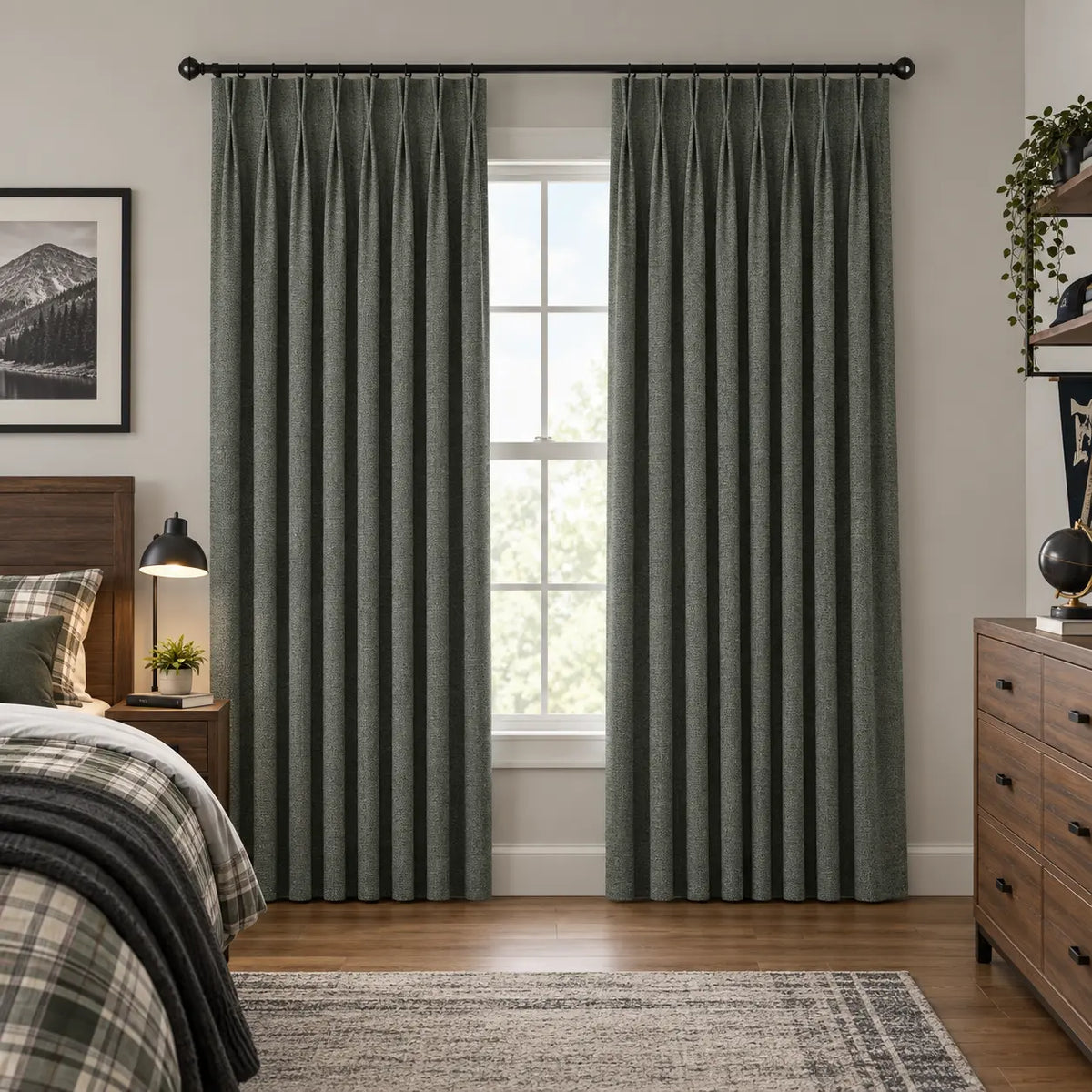 Custom Modern Blackout Drapery – 100% Light Blocking Curtains