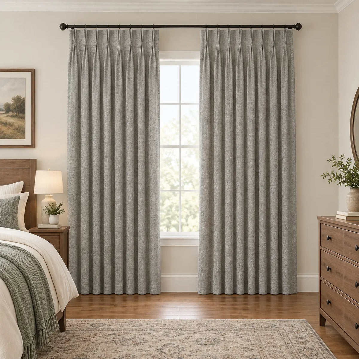 Custom Modern Blackout Drapery – 100% Light Blocking Curtains