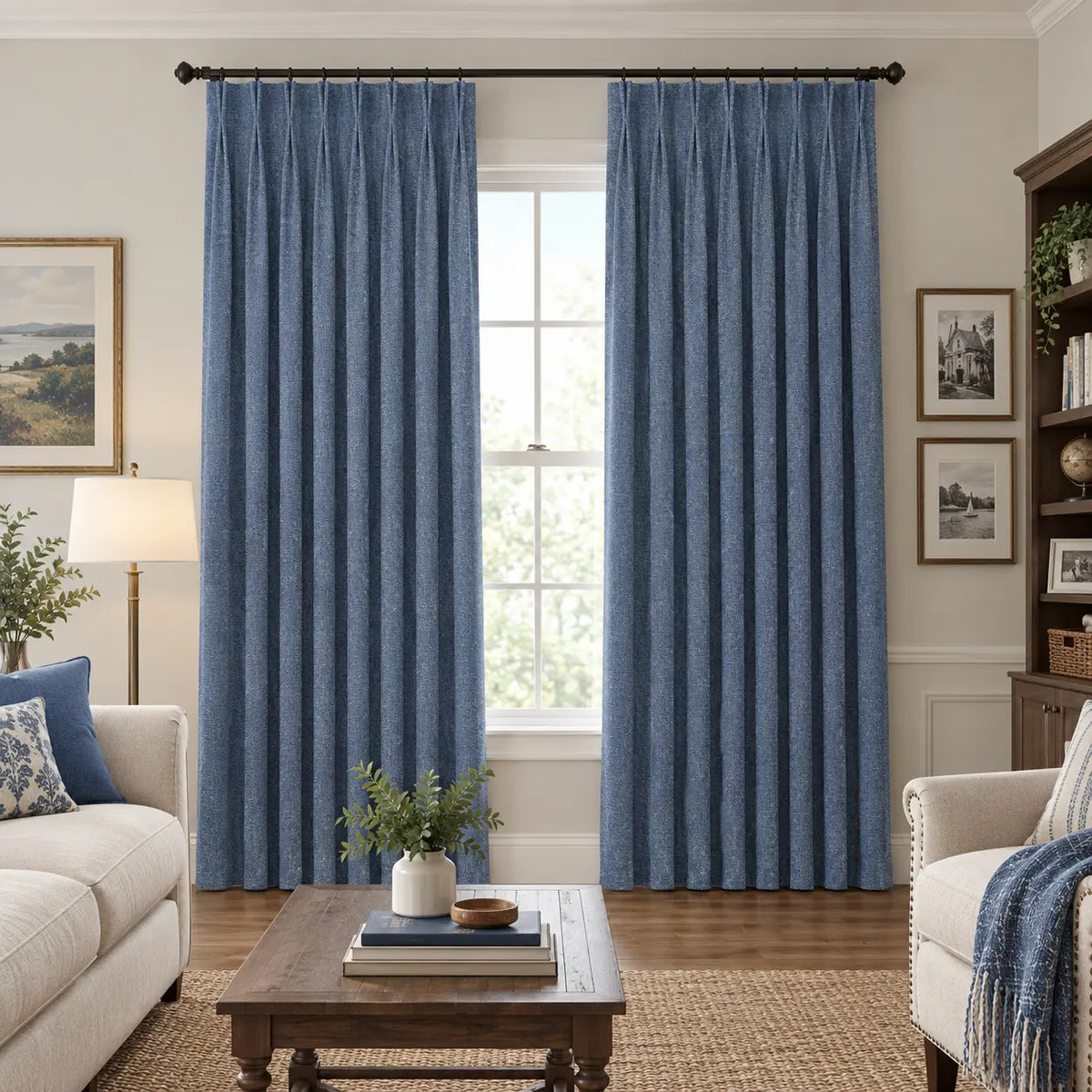Custom Modern Blackout Drapery – 100% Light Blocking Curtains