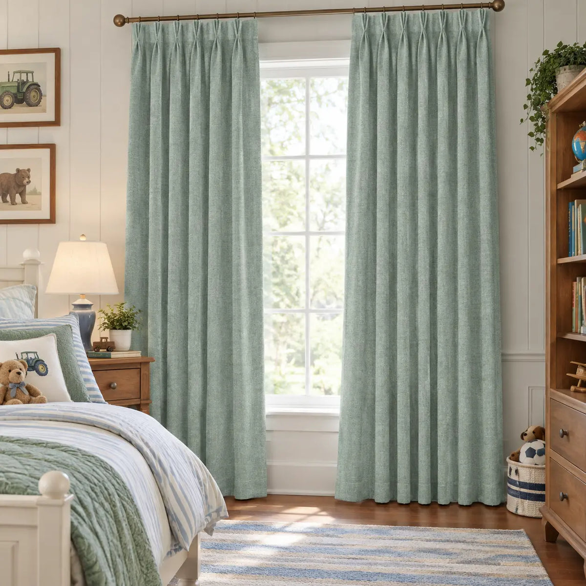 Custom Blackout Pinch Pleat Drapery – 100% Light Blocking - product image 6