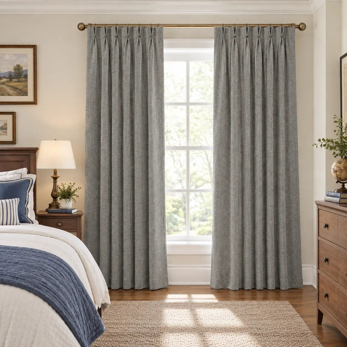 Custom Blackout Pinch Pleat Drapery – 100% Light Blocking - product image 8