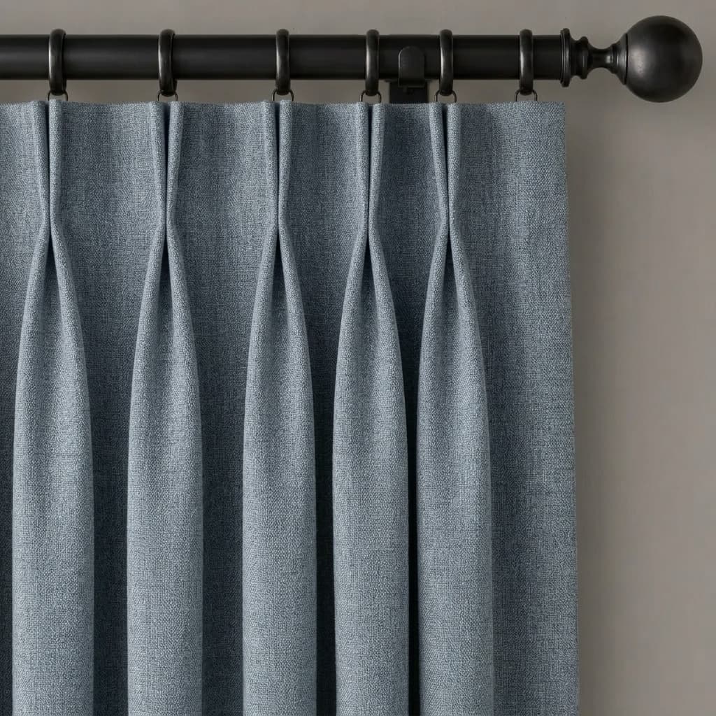 Custom Blackout Pinch Pleat Drapery – 100% Light Blocking - product image 11