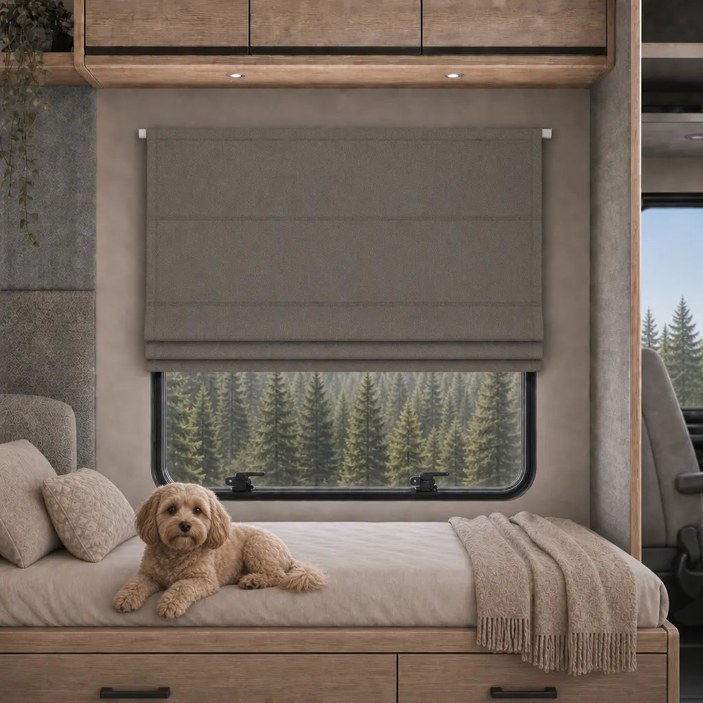 Custom RV Blackout Roman Shades – Made to Measure – product image 23