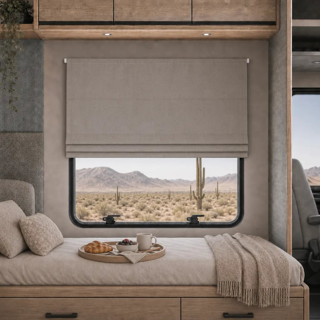 Custom RV Blackout Roman Shades – Made to Measure – product image 24