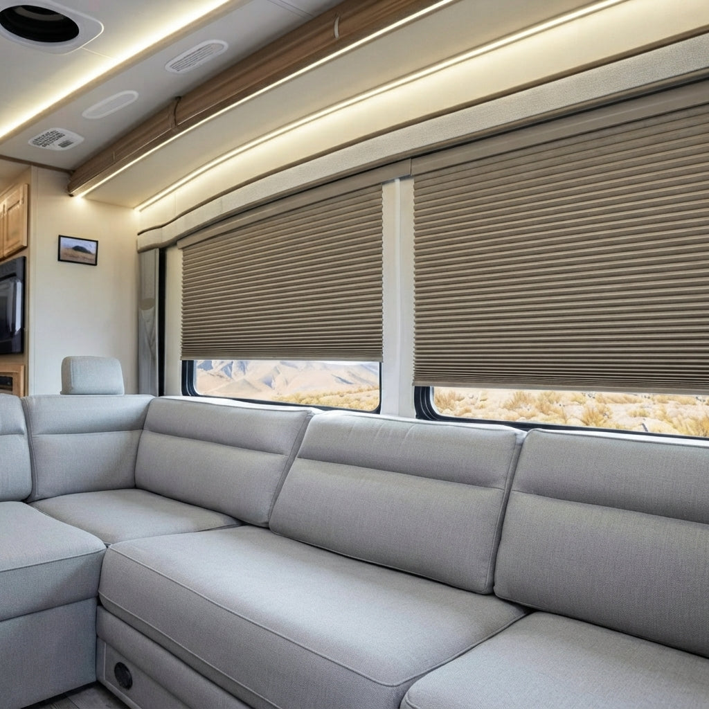 Custom RV Blackout Cellular Shades – Made to Measure