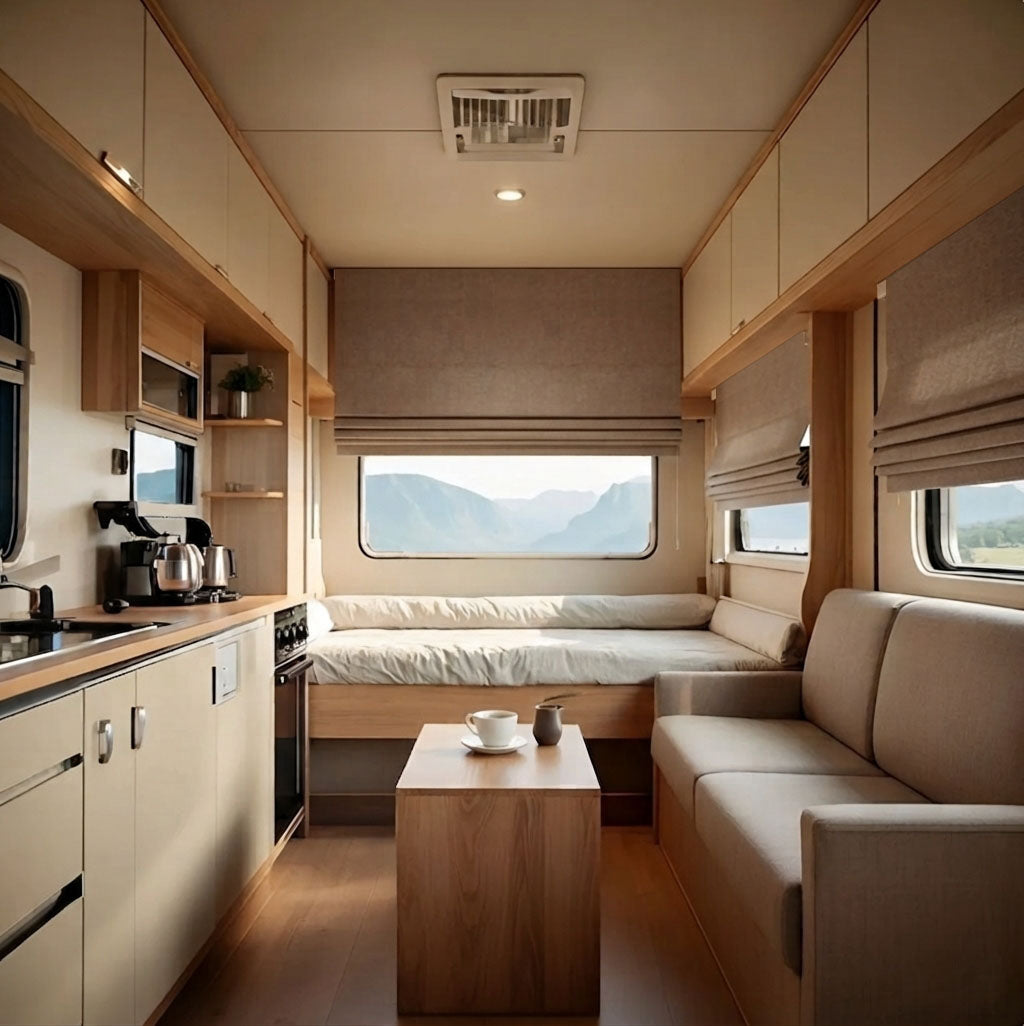 Custom RV Blackout Roman Shades – Made to Measure – product image 2