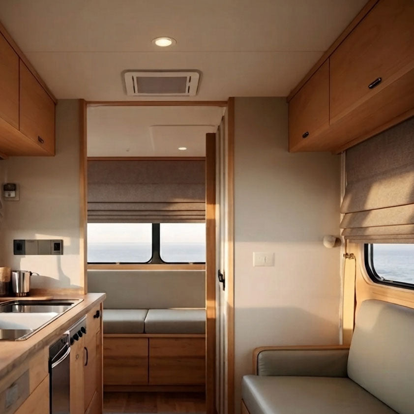 Custom RV Blackout Roman Shades – Made to Measure – product image 5