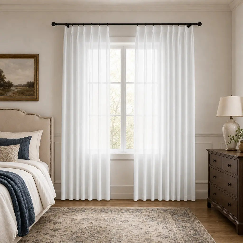 Custom Sheer Curtains – Light Filtering Linen Blend – product image 18