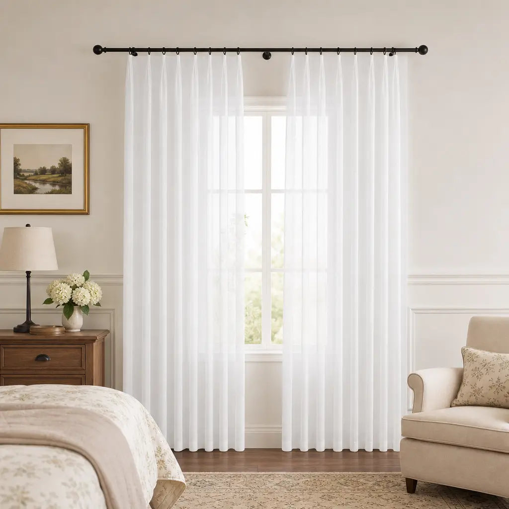 Custom Sheer Curtains – Light Filtering Linen Blend – product image 27