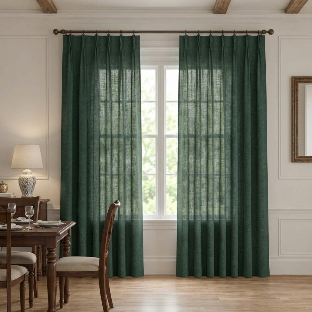 Modern Light Filtering Drapery – 50% Light Blocking, Made to Measure