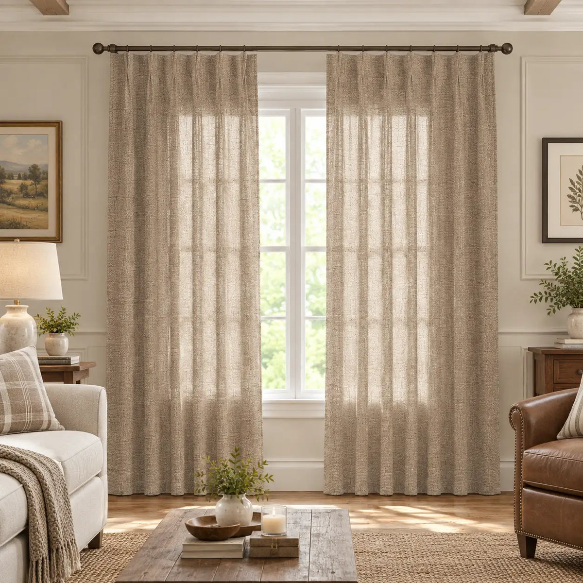 Custom Light Filtering Drapery – 50% Light Blocking Curtains - product image 18