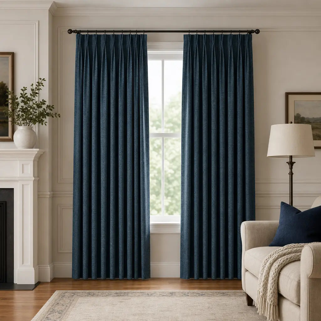 Custom Blackout Curtains for Bedrooms – Room Darkening – color ZJM-A20