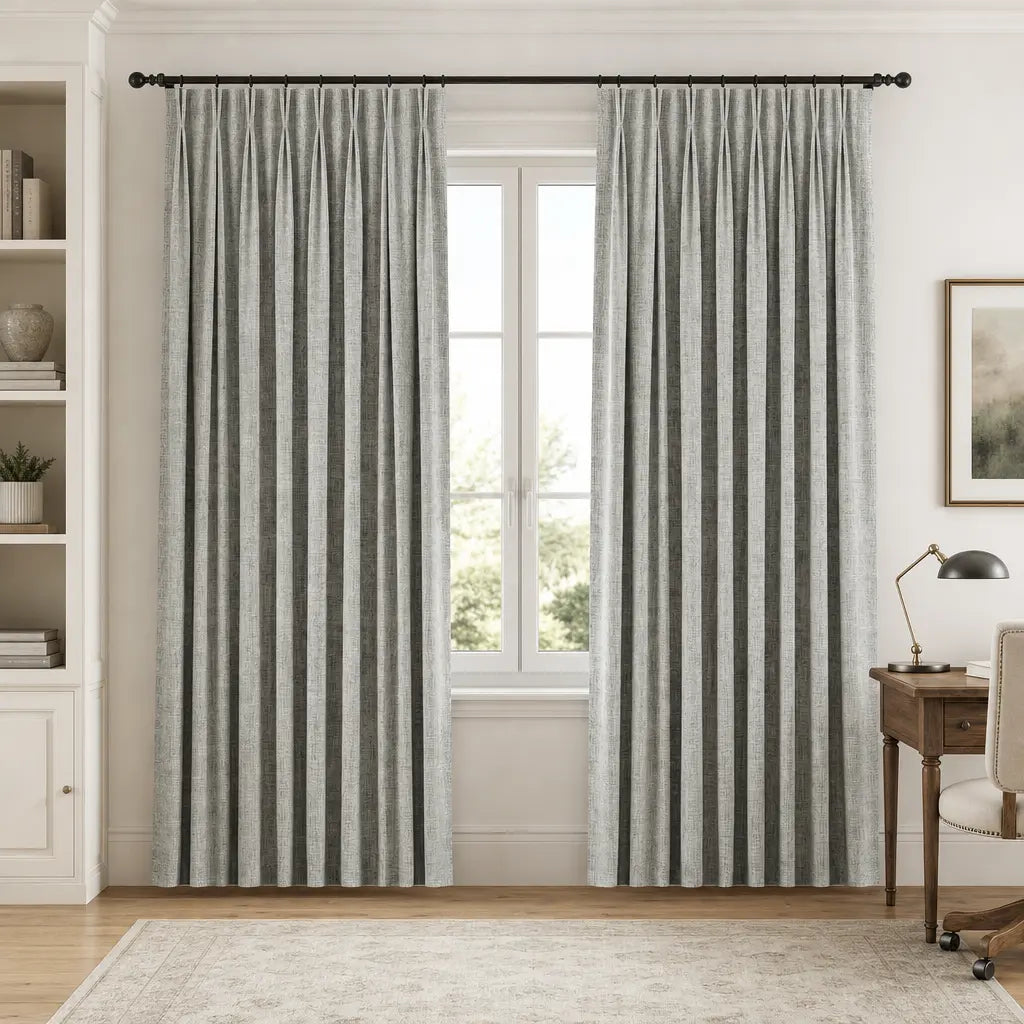 Custom Blackout Curtains – ZJM Linen Blend | Made to Measure – color ZJM-B05