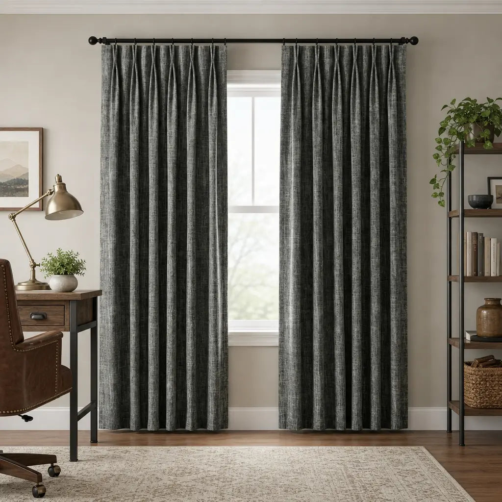 Custom Blackout Curtains – ZJM Linen Blend | Made to Measure – color ZJM-B16