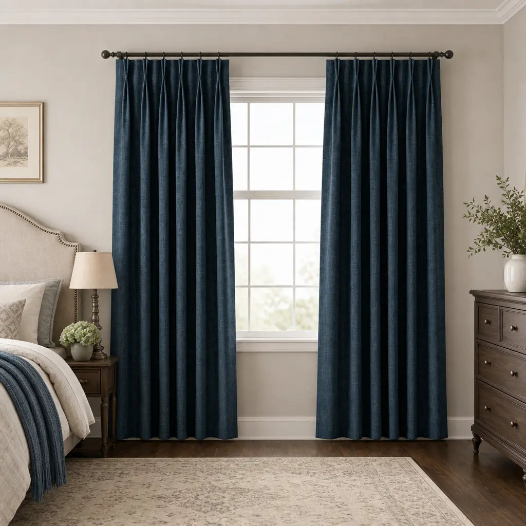 Custom Blackout Curtains – ZJM Linen Blend | Made to Measure – color ZJM-B20