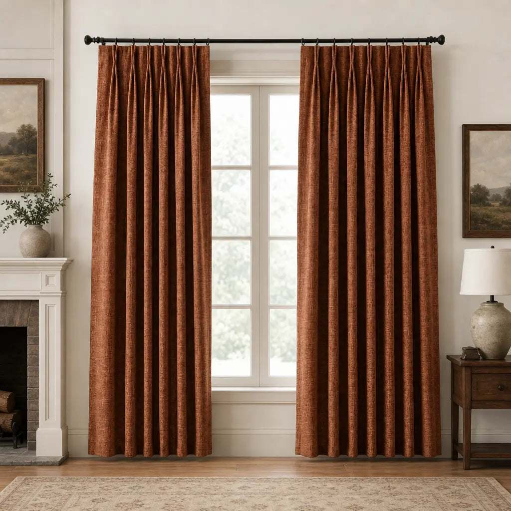 Custom Blackout Curtains – ZJM Linen Blend | Made to Measure – color ZJM-B21