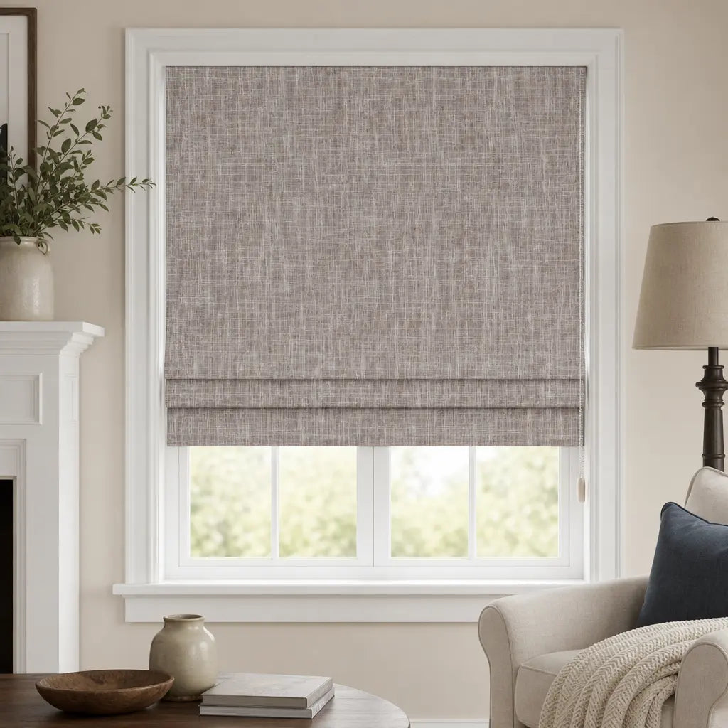 Custom Blackout Roman Shades – Made to Measure – color ZJM-C02