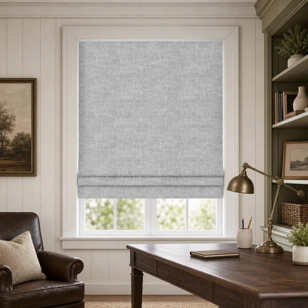 Custom Blackout Roman Shades – Made to Measure – color ZJM-C05