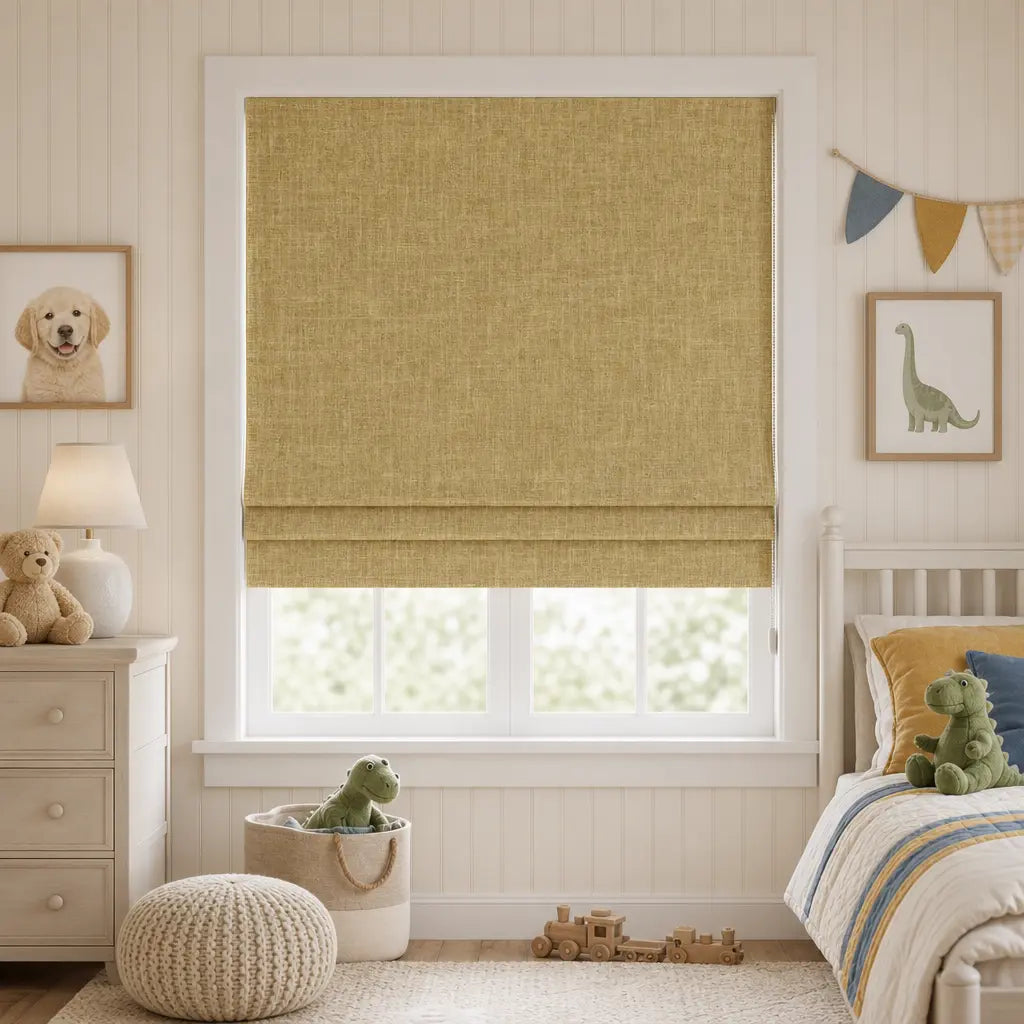 Custom Blackout Roman Shades – Made to Measure – color ZJM-C06