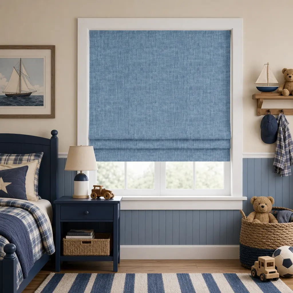 Custom Blackout Roman Shades – Made to Measure – color ZJM-C08