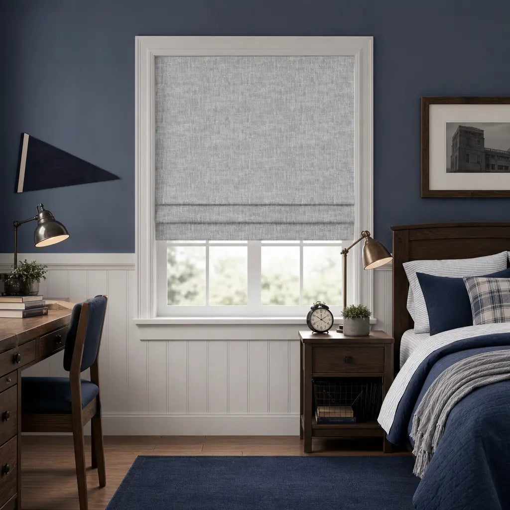 Custom Blackout Roman Shades – Made to Measure – color ZJM-C09