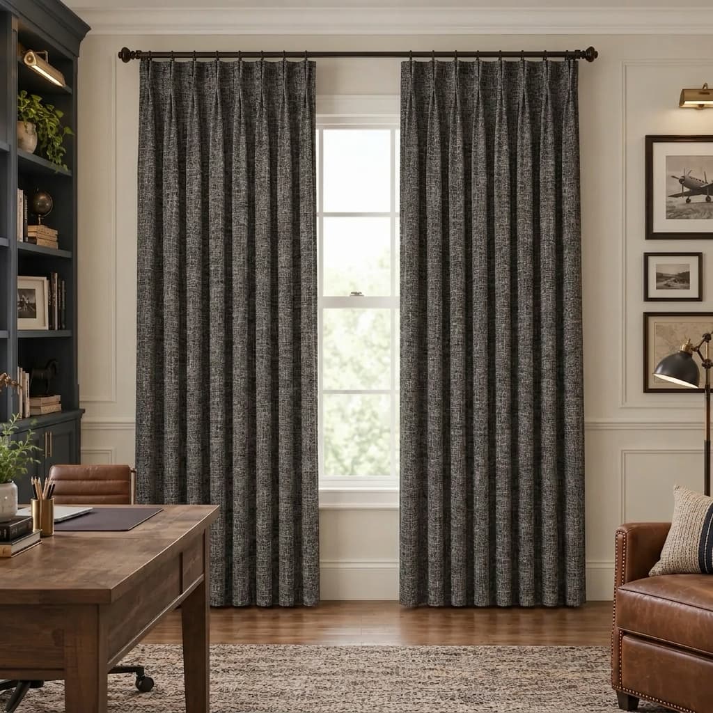 Custom Blackout Bedroom Drapery – 100% Light Blocking Curtains