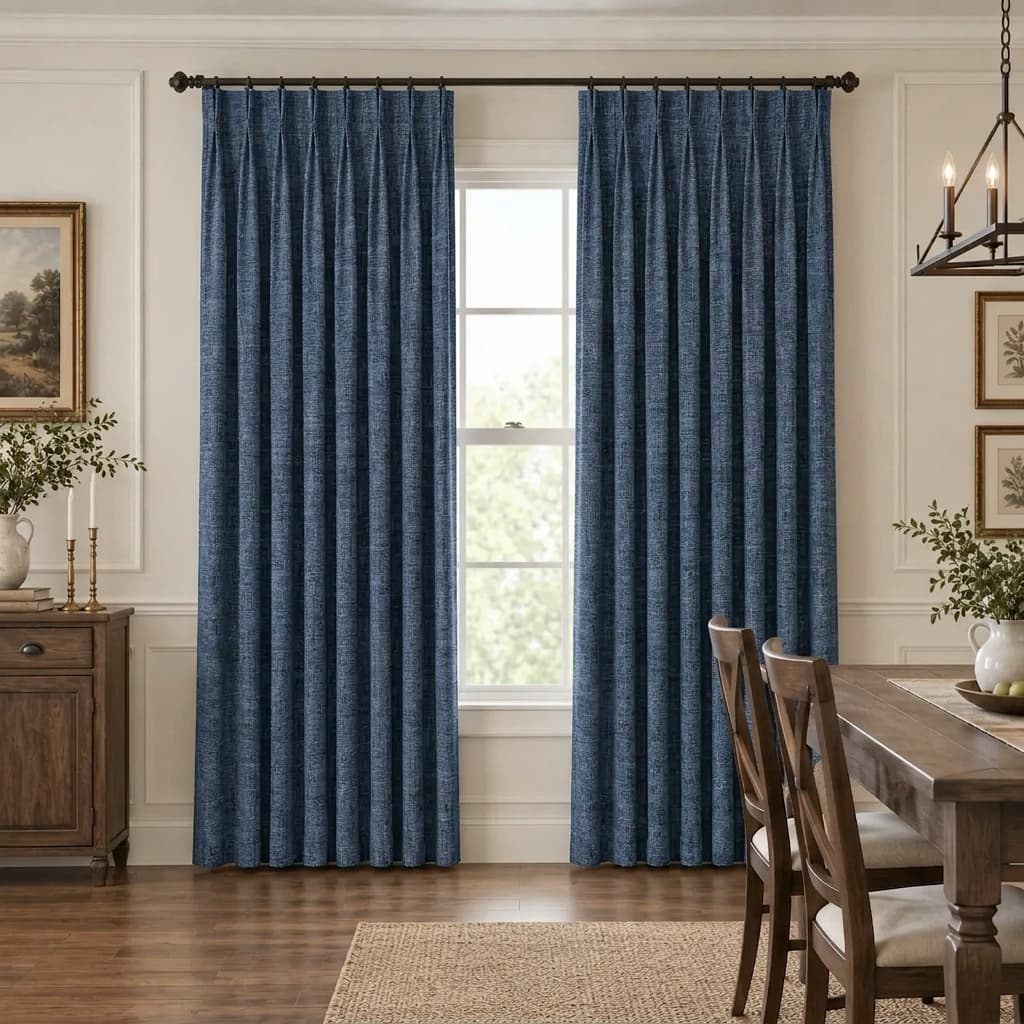 Custom Blackout Bedroom Drapery – 100% Light Blocking Curtains