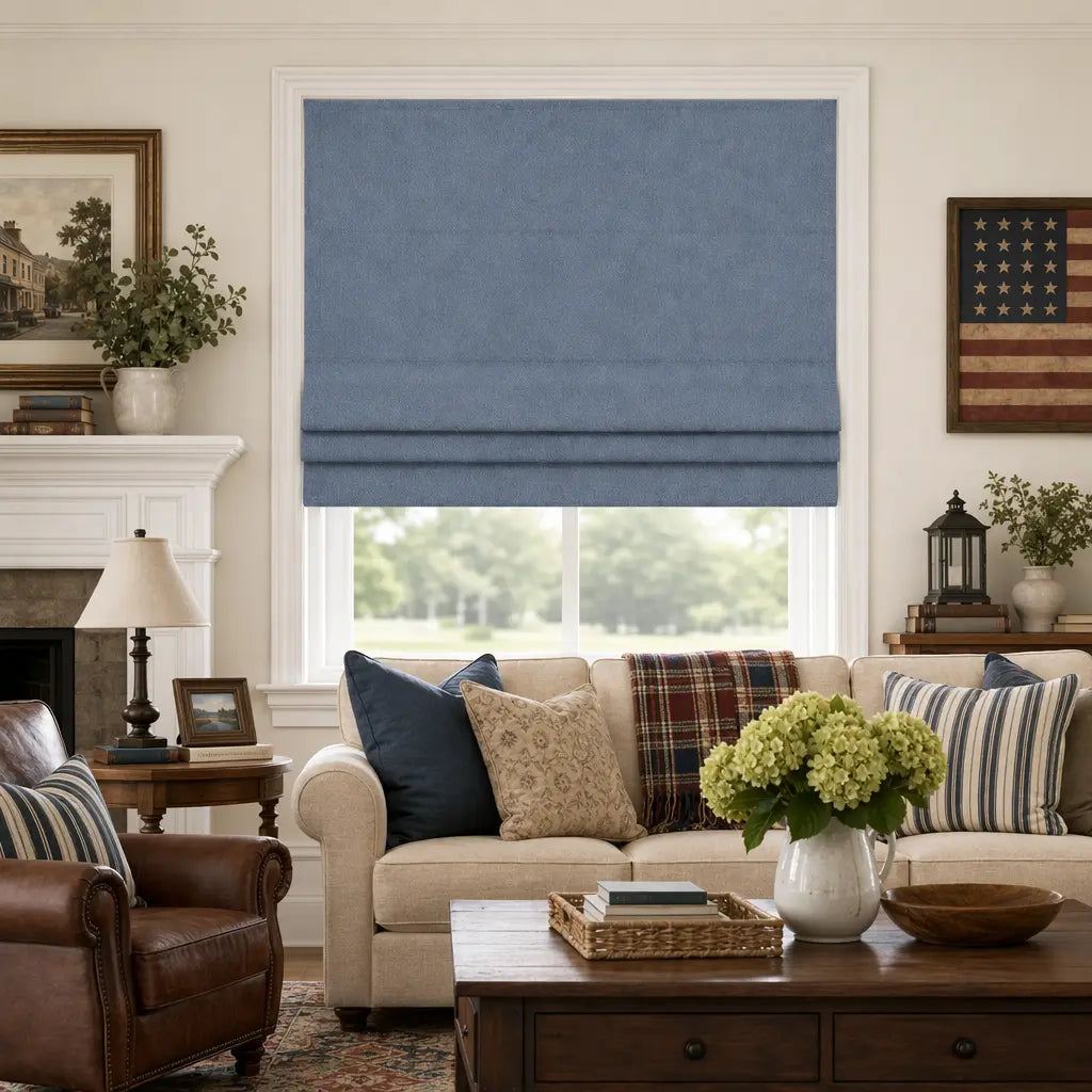 Custom Cordless Blackout Roman Shades for Nurseries – product image 4