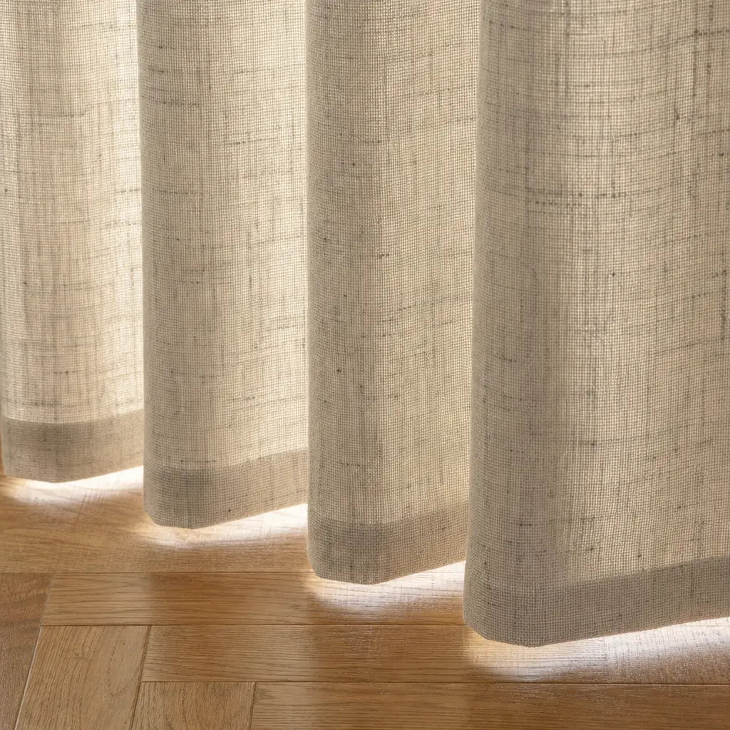 Custom Linen Blend Curtains for Bedrooms – Semi-Blackout – product image 8
