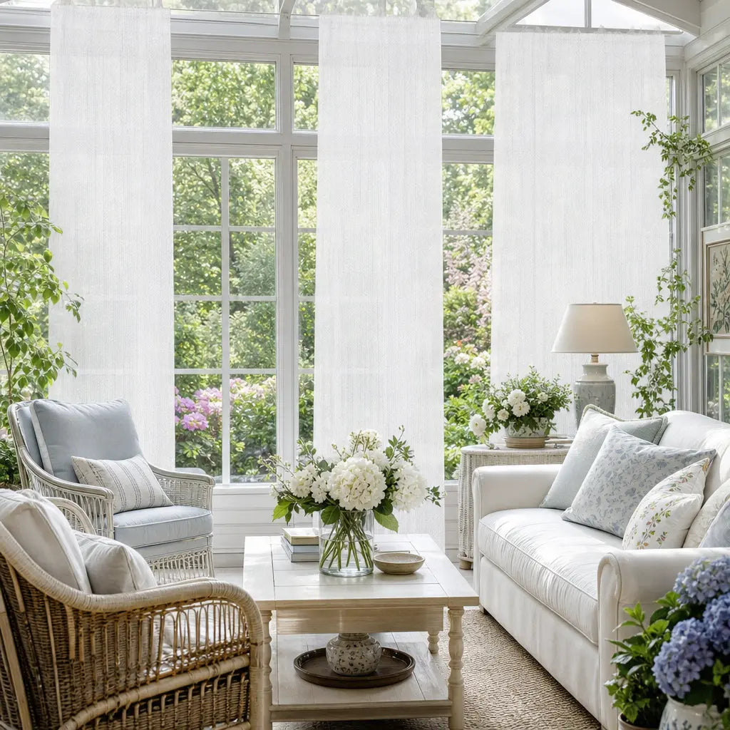 Custom Sheer Curtains – Light Filtering Linen Blend – product image 7