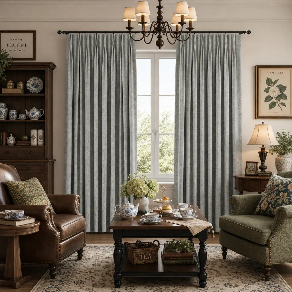 Custom Blackout Curtains – ZJM Linen Blend | Made to Measure – product image 3